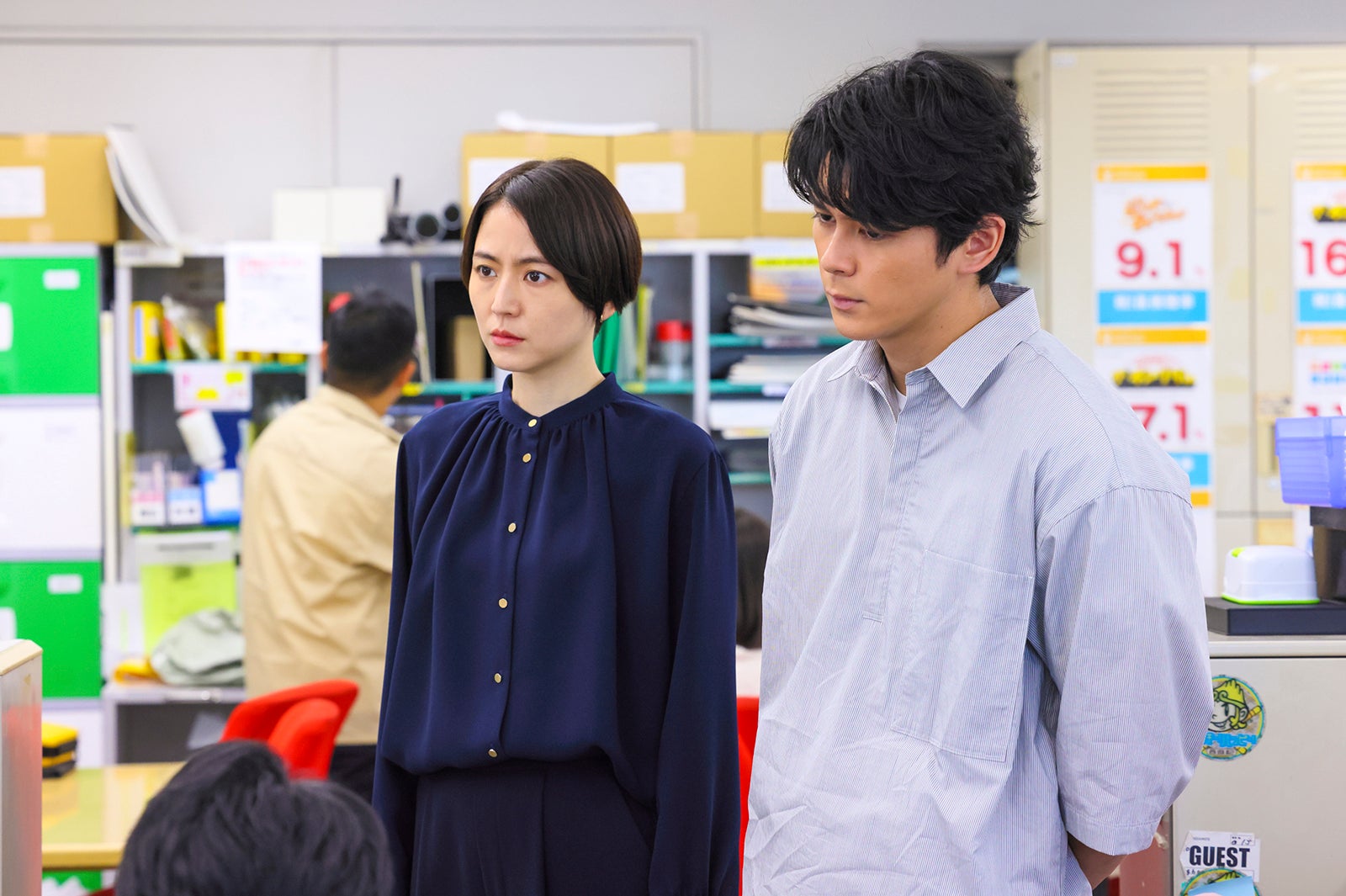 長澤まさみ、眞栄田郷敦／「エルピス―希望、あるいは災い―」第3話より（C）カンテレ