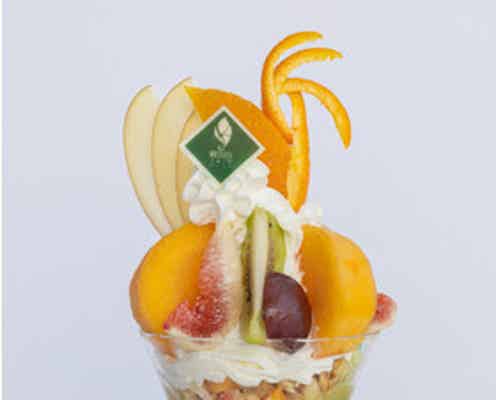 「観音山フルーツパーラー」山梨に関東初店舗、旬フルーツたっぷりのパフェやスイーツ