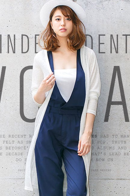 スラブ素材ロングカーディガン「神戸レタス」1790円（税込）／画像提供：神戸レタス