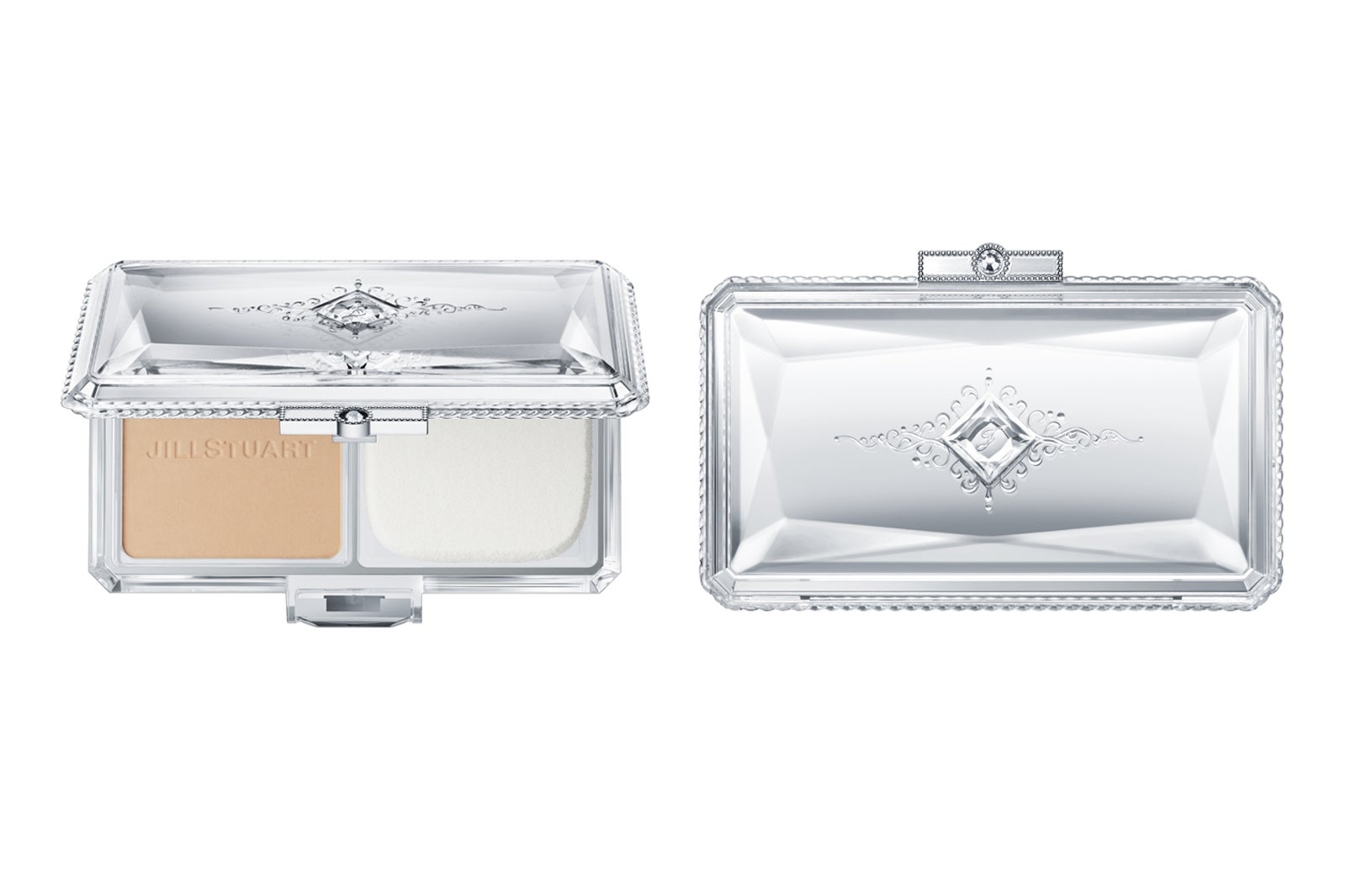 「エヴァーラスティングシルク パウダーファンデーション クリスタルパーフェクション（SPF25／PA＋＋）」／画像提供：JILL STUART Beauty