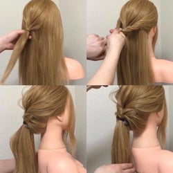 大人女子にこそ試してほしい簡単ポニーテールアレンジ
