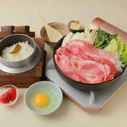 黒毛和牛すき焼御膳/提供画像