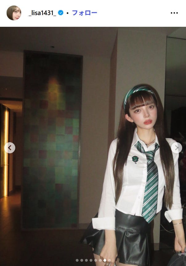 渡辺リサ Instagramより