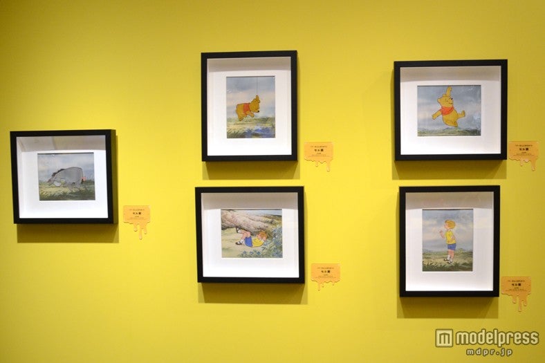 日本初公開、セル画／「くまのプーさん展 WINNIE THE POOH EXHIBITION」（C）Disney