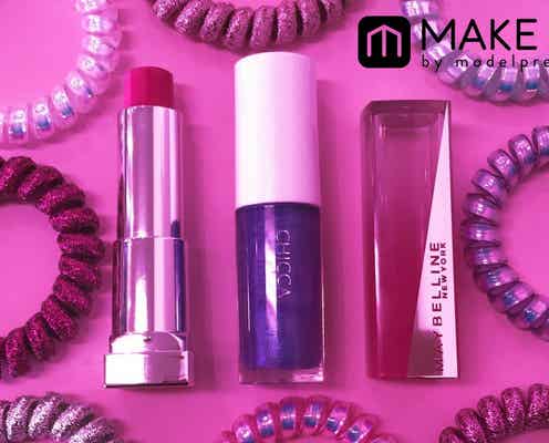 【宇宙リップ】に吸い込まれそう!青みピンク×多色ラメで作る魅惑的な唇