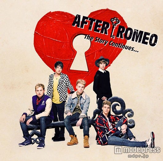 アフター・ロミオの1stアルバム「The Story Continues…」(4月1日発売)初回盤B