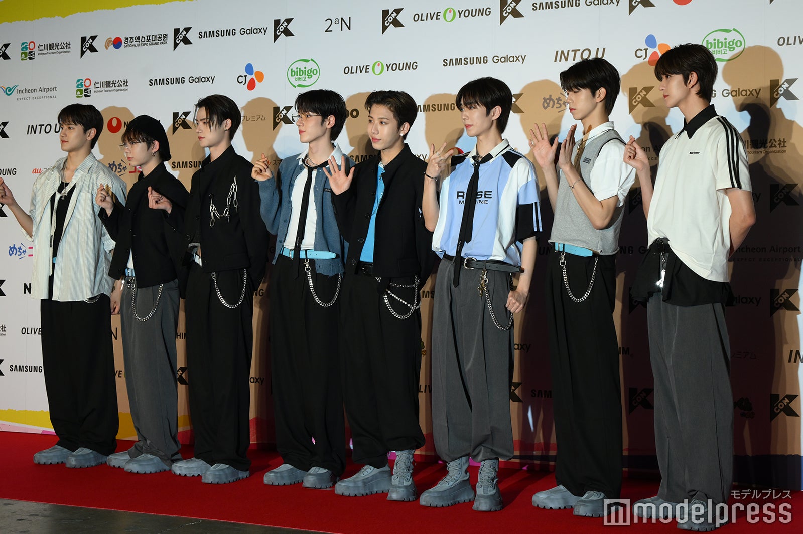 ジェユン、スンホン、ミョンホ、ユンソン、ユンギュ、ミノ、ヘミン、ギョンミン／8TURN（C）モデルプレス