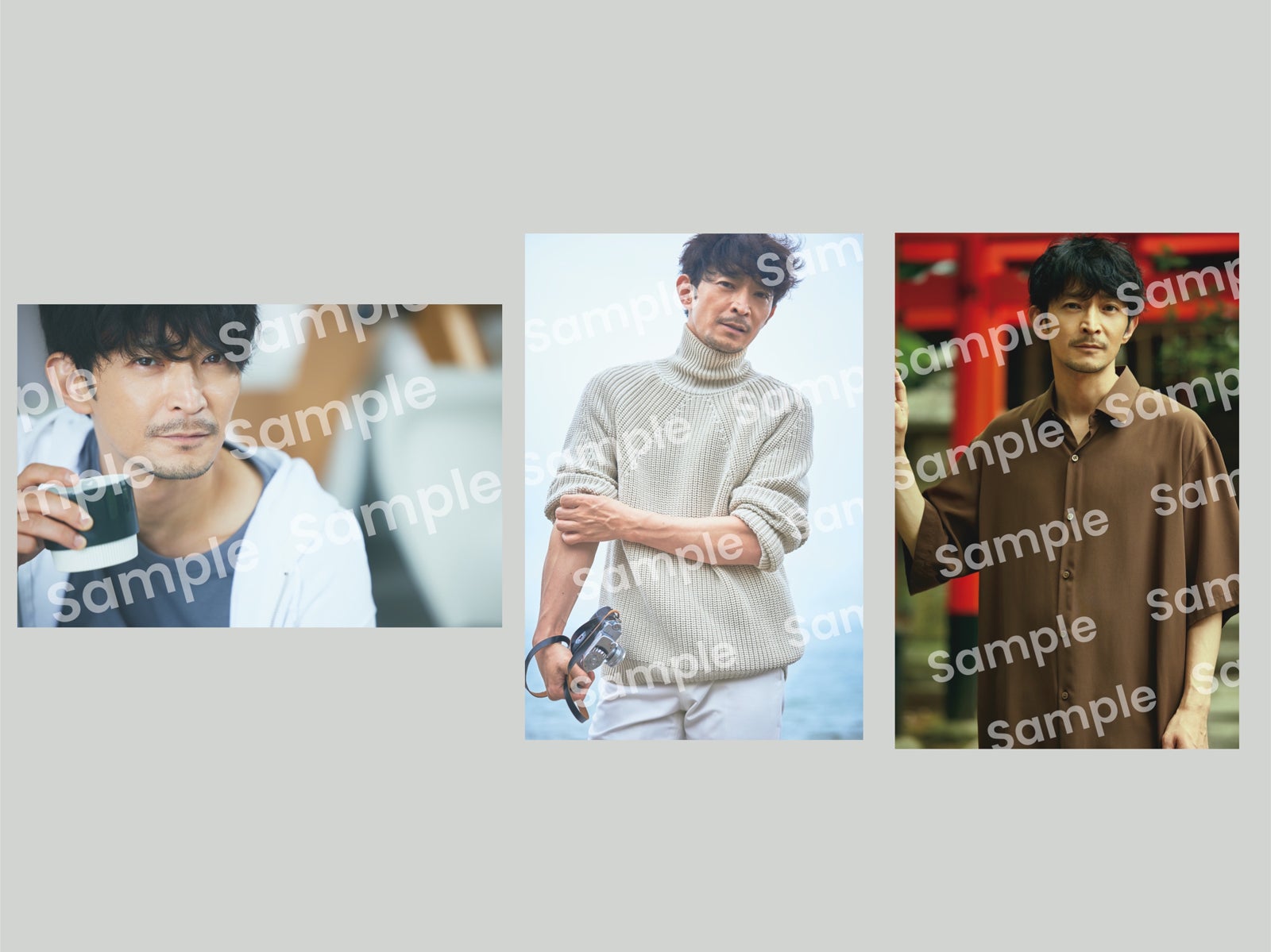 津田健次郎写真集「ささやき」初版限定のポストカードデザイン（画像提供：講談社）