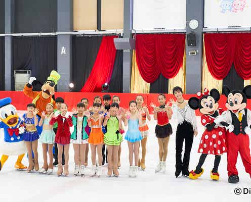 羽生結弦・ディズニー、夢のアイスショー 荒川静香の代名詞“イナバウアー”も披露で涙誘う<24時間テレビ41>