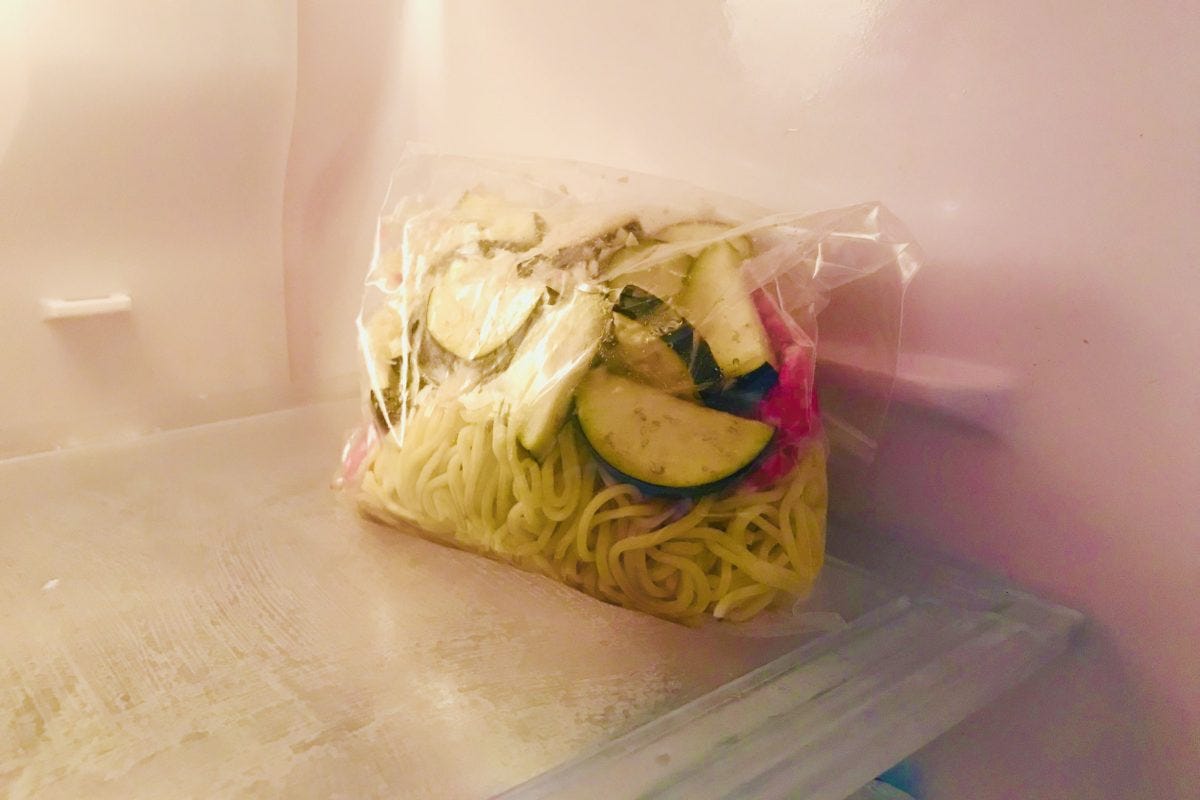 生姜なす焼きそば