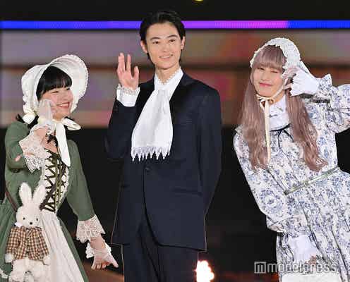 窪塚愛流・蒔田彩珠・橋本愛が“ロリータ”スタイルで「ガルアワ」初登場「ハピネス」貴重な劇中衣装を着用【GirlsAward 2024 S/S】