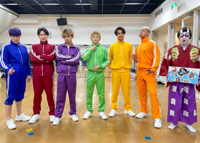 GENERATIONS from EXILE TRIBE(左から:中務裕太、小森隼、白濱亜嵐、佐野玲於、片寄涼太、関口メンディー、数原龍友)(C)日本テレビ