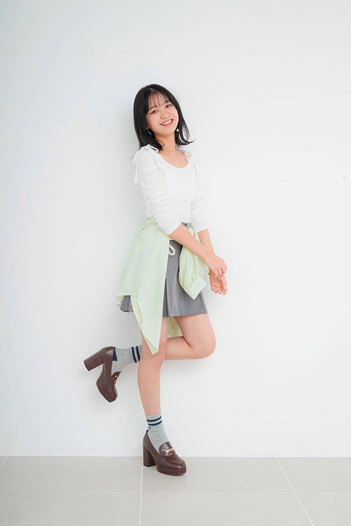 葉山若奈/撮影:寺田茉布(LOVABLE)/ニコラ6月号掲載