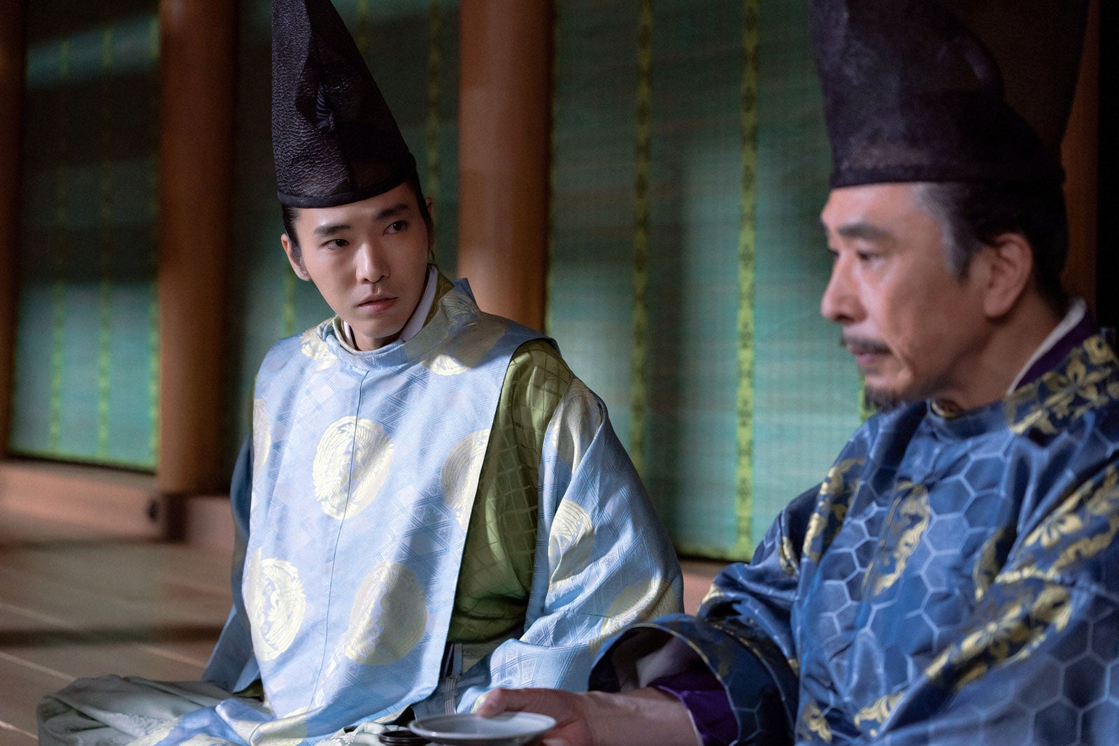 柄本佑、段田安則「光る君へ」第6話より（C）NHK