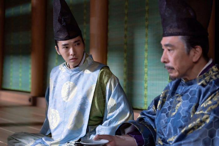 柄本佑、段田安則「光る君へ」第6話より(C)NHK