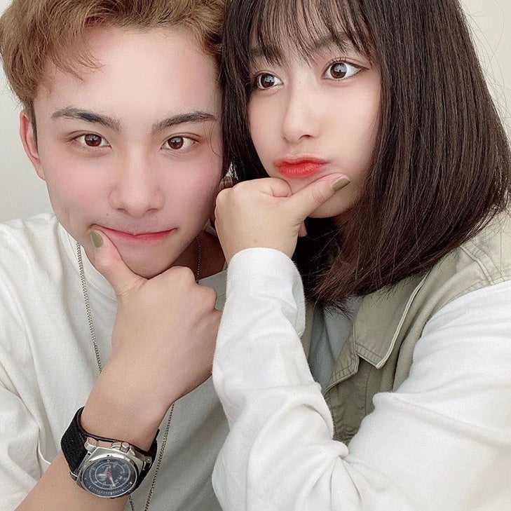 るあげカップル（やまげ、るあ） （提供写真）