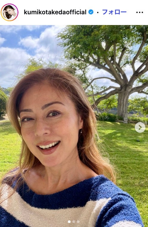 武田久美子、圧巻ボディ際立つビキニショットに熱視線「メリハリあって憧れる」「ずっと変わらない美しさ」