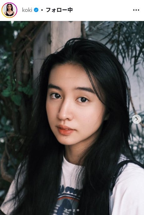 Koki,公式Instagramより