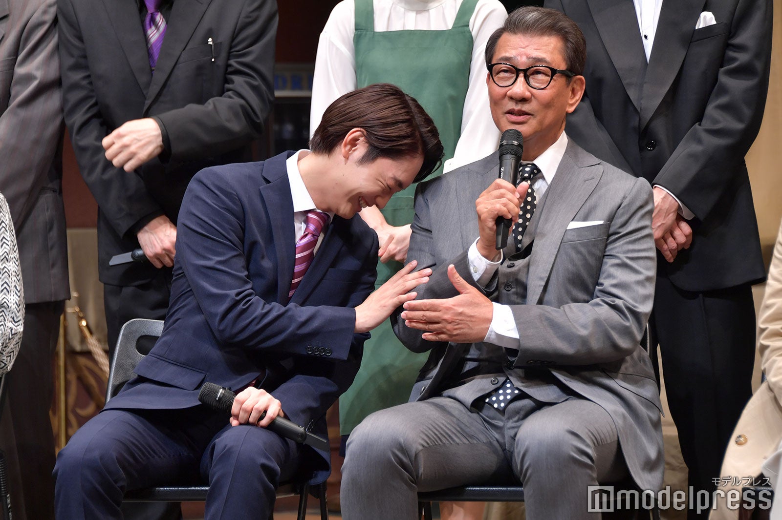 藤原丈一郎が自分の成長をアピールしてくることを暴露する中井貴一（C）モデルプレス