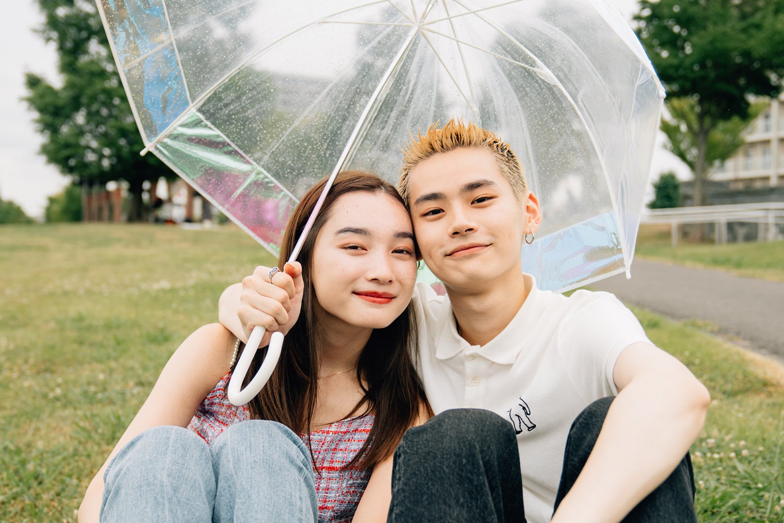 新野尾七奈、能勢倫「オオカミちゃんとオオカミくんには騙されない」（C）AbemaTV, Inc.