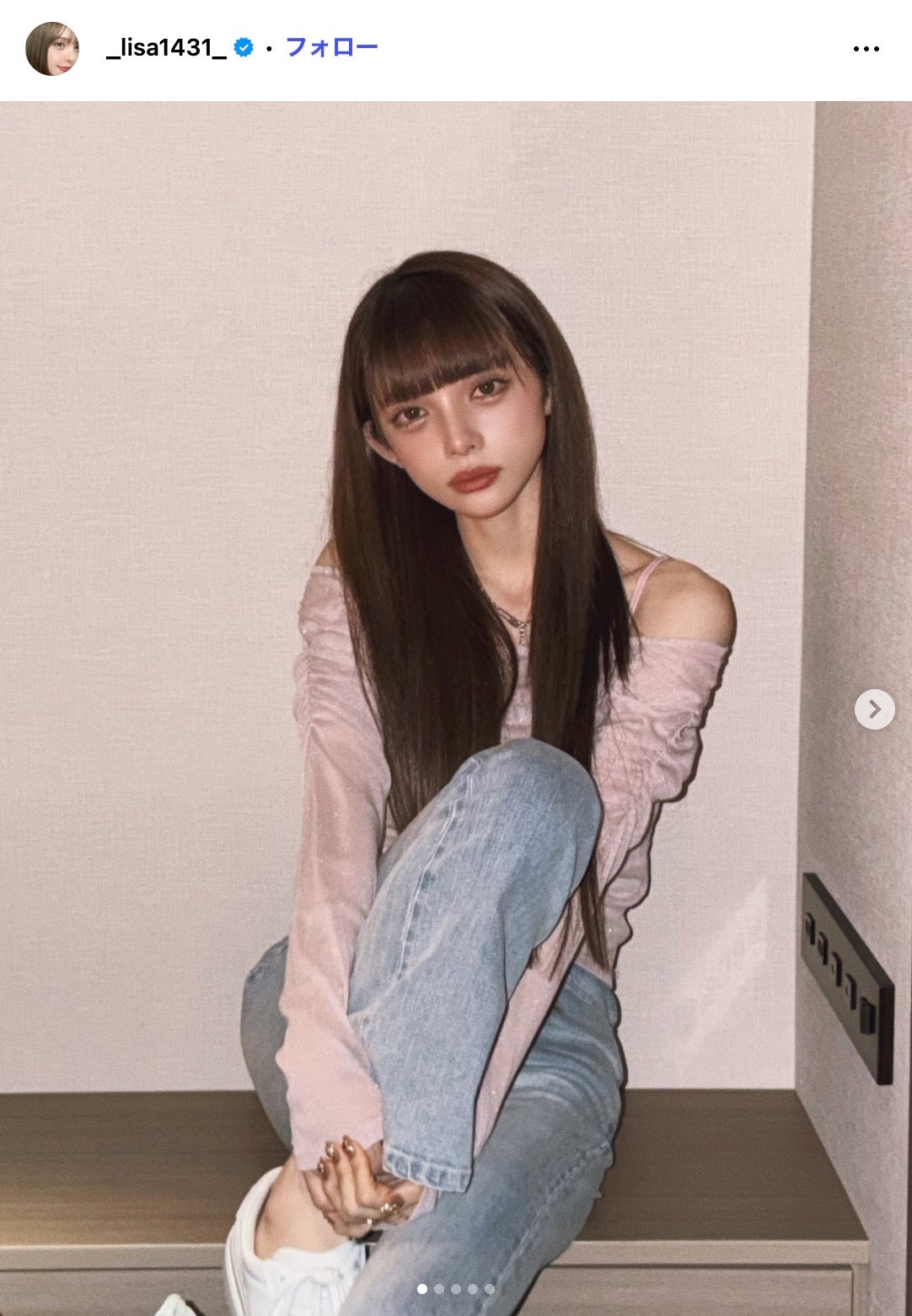 渡辺リサ Instagramより