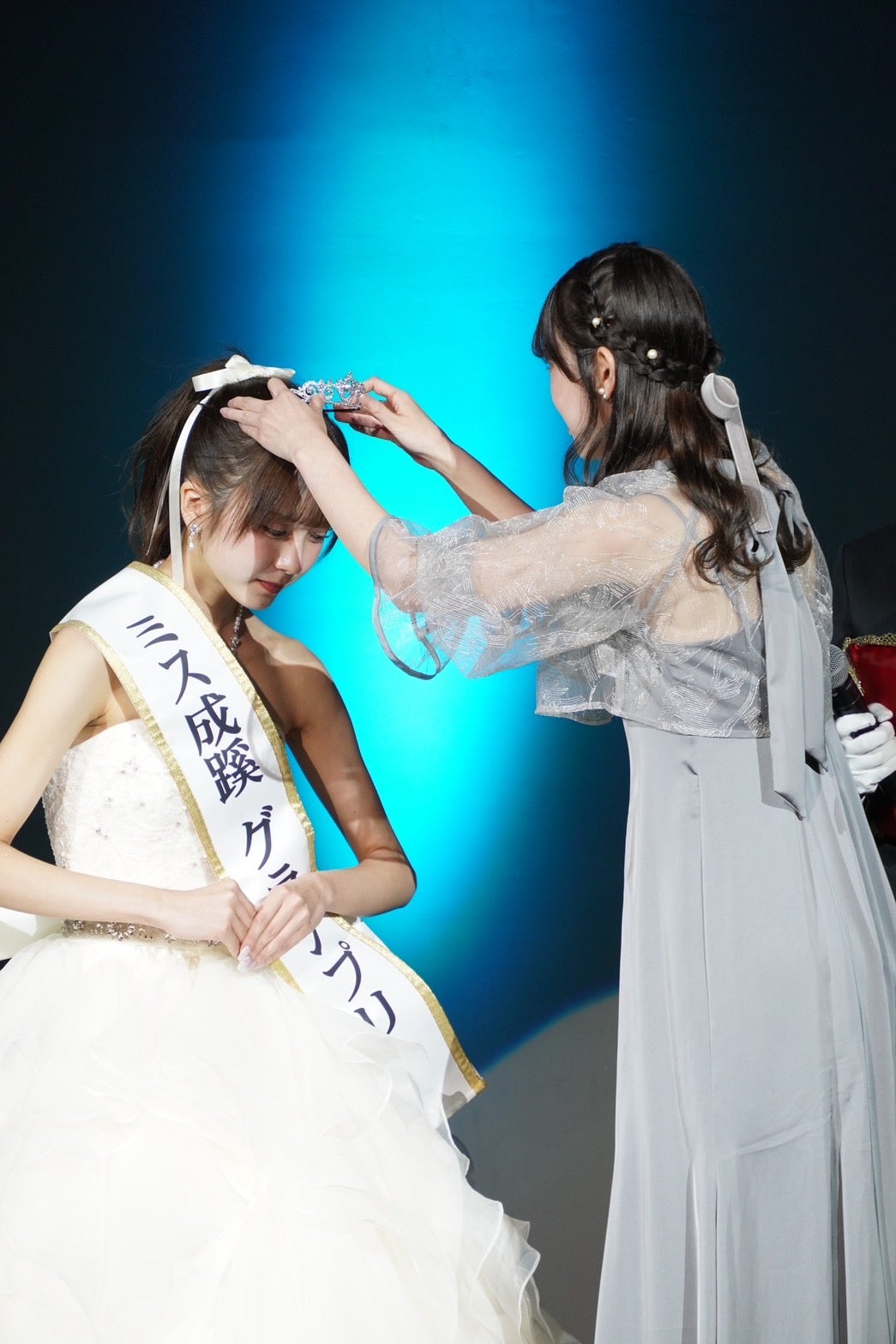 橋本菜々子さん「ミス成蹊コンテスト2024」より（提供写真）