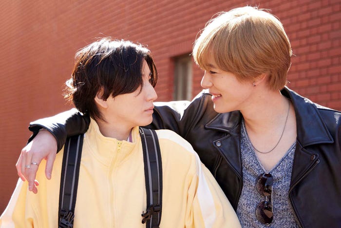 京本大我、内藤秀一郎「お迎え渋谷くん」第2話より(C)カンテレ