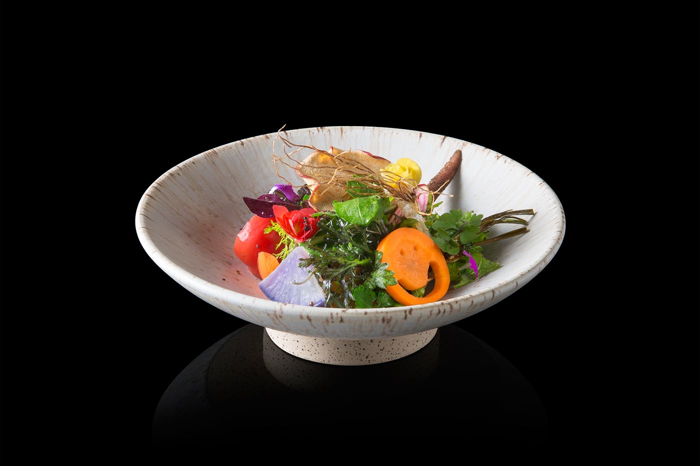 Den／Garden Salada  comprising 20 different vegetables／Shinichiro Fujii