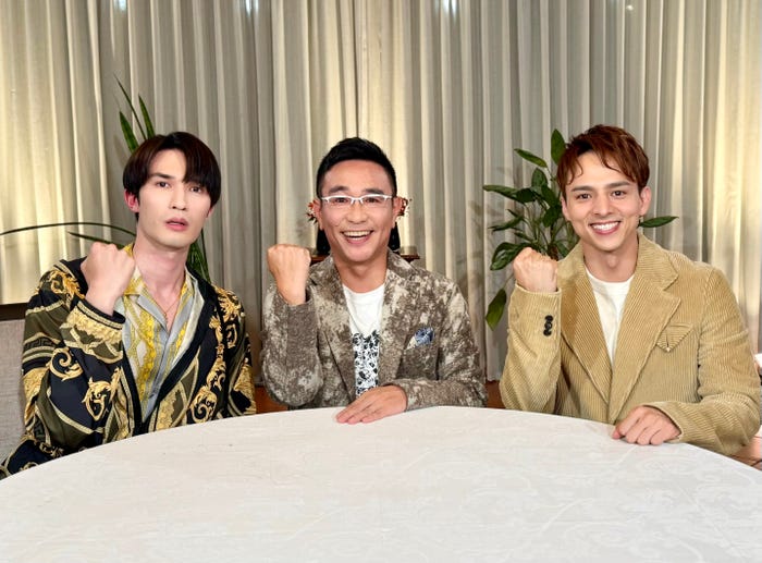 ジェシー、八嶋智人、満島真之介(C)フジテレビ
