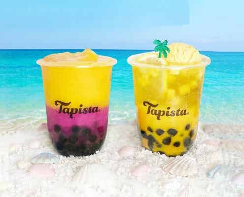 「タピスタ(Tapista)」に南国テイストのマンゴードリンク2種、夏限定ソーダ&スムージー