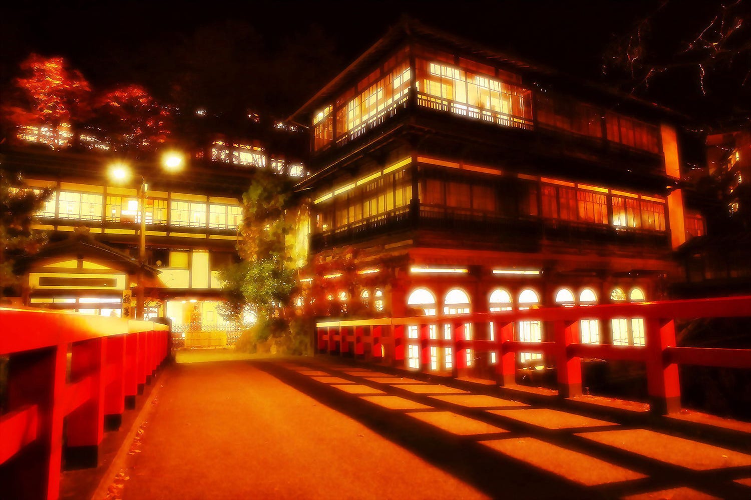 群馬「積善館」時空を超えた幻想的な世界へと誘う温泉宿