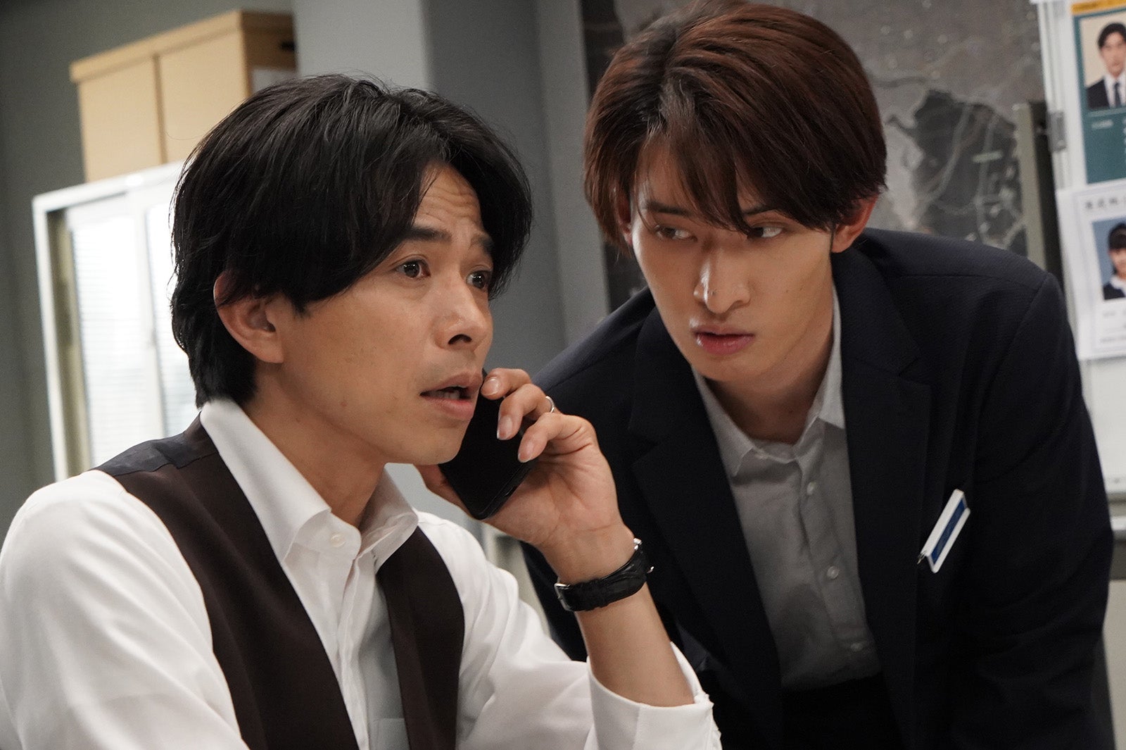 井ノ原快彦、向井康二「特捜9 season7」第7話より（C）テレビ朝日
