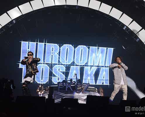 三代目JSB登坂広臣&ELLY、クールな魅力全開の圧巻ライブ サプライズ登場にファン歓喜