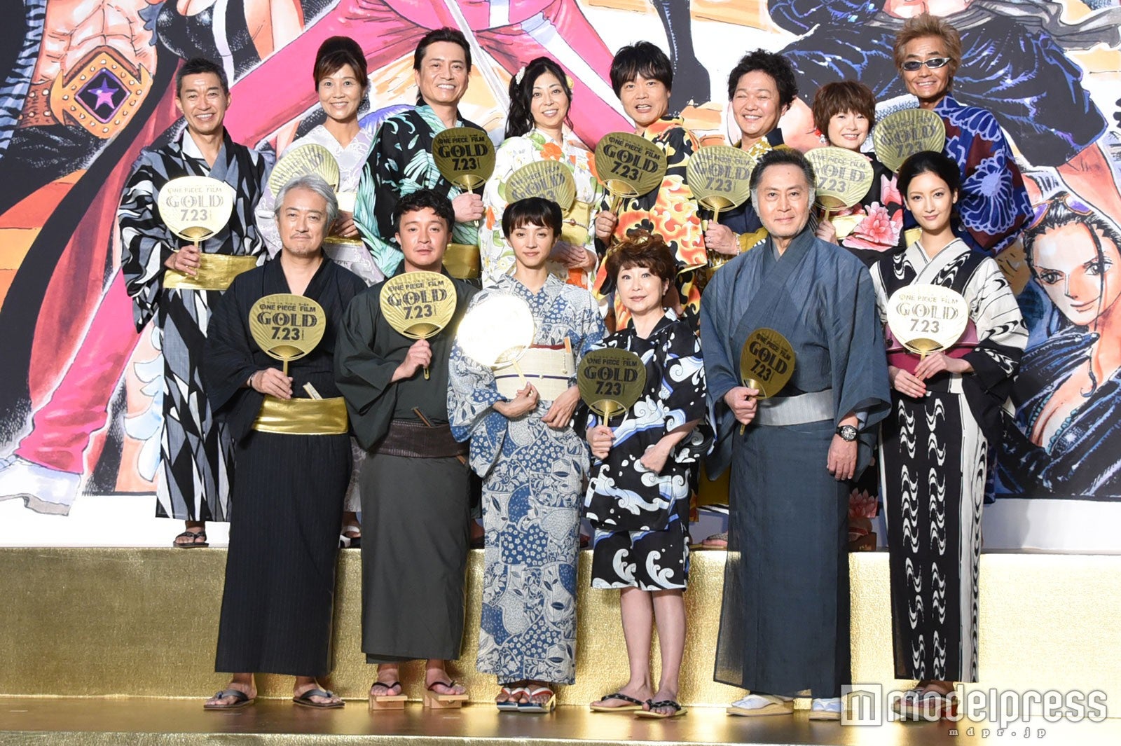 （左上から時計回りに）チョー、山口由里子、平田広明、岡村明美、中井和哉、山口勝平、大谷育江、矢尾一樹、菜々緒、北大路欣也、田中真弓、満島ひかり、濱田岳、山路和弘（C）モデルプレス