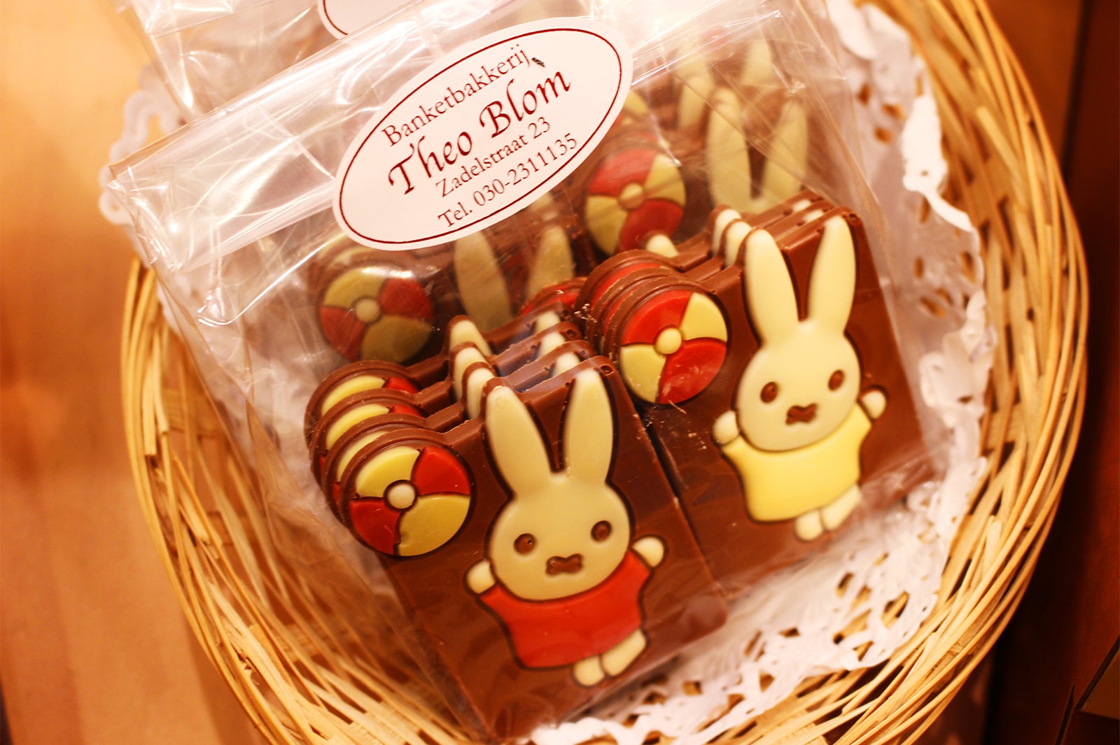 ミッフィーのチョコ（提供写真）