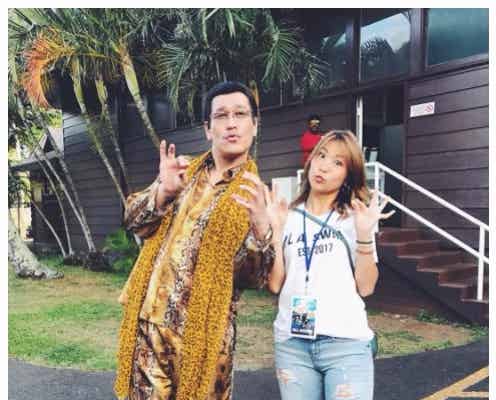 「テラハ」エビアン、ピコ太郎との“PPAP”2ショット公開に驚き・羨望の声