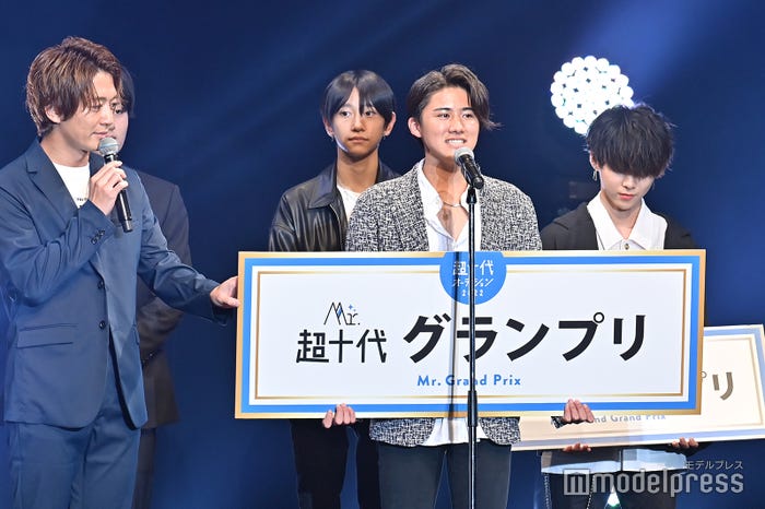 「Mr.超十代オーディション2022」グランプリの新井谷悠さん (C)モデルプレス