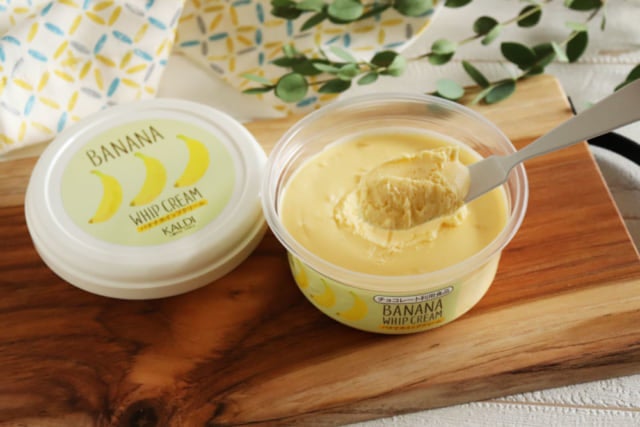 カルディバナナホイップクリーム