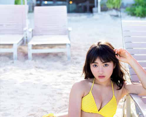 “日本一かわいい女子高生”福田愛依、初の水着撮影で可憐な美貌あらわ