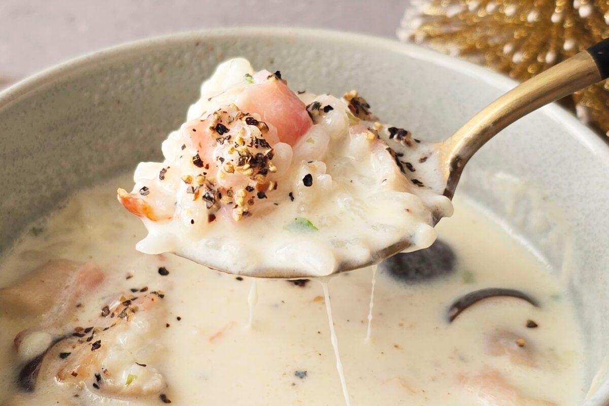 マグカップでチーズリゾット・実食