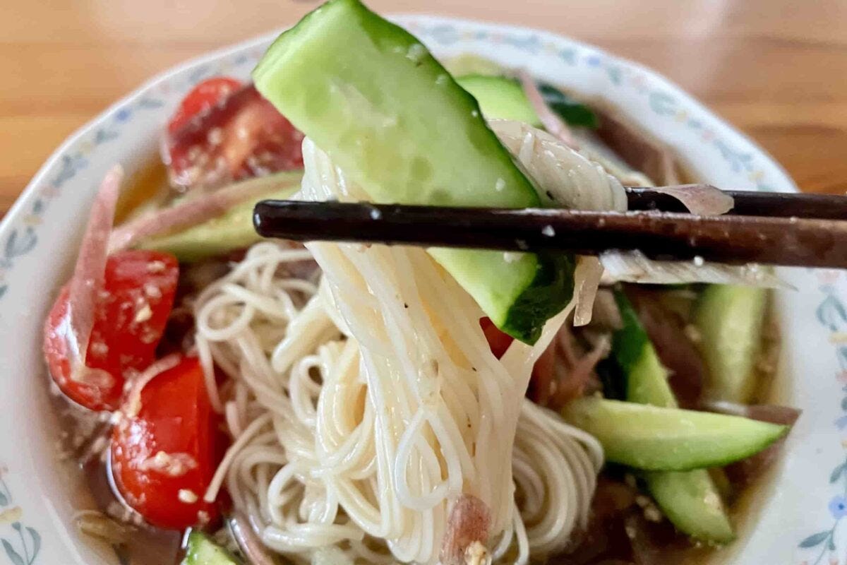 冷やしスープそうめん