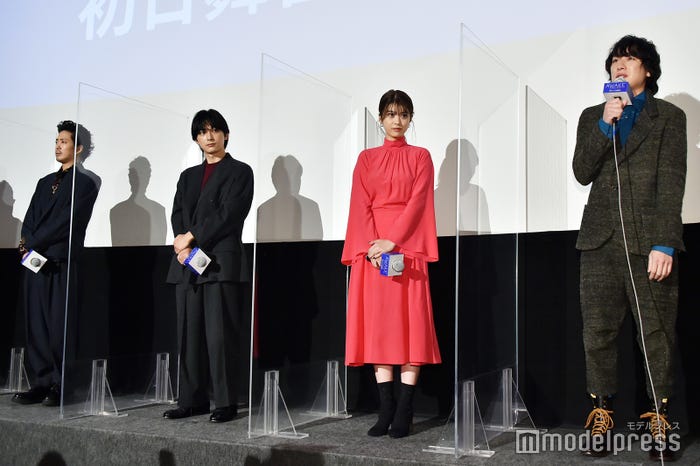 (左から)若葉竜也、吉沢亮、馬場ふみか、落合モトキ(C)モデルプレス