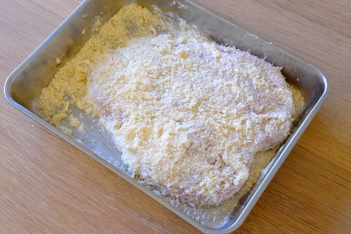 北斗晶「鶏むね肉のわらじカツ」