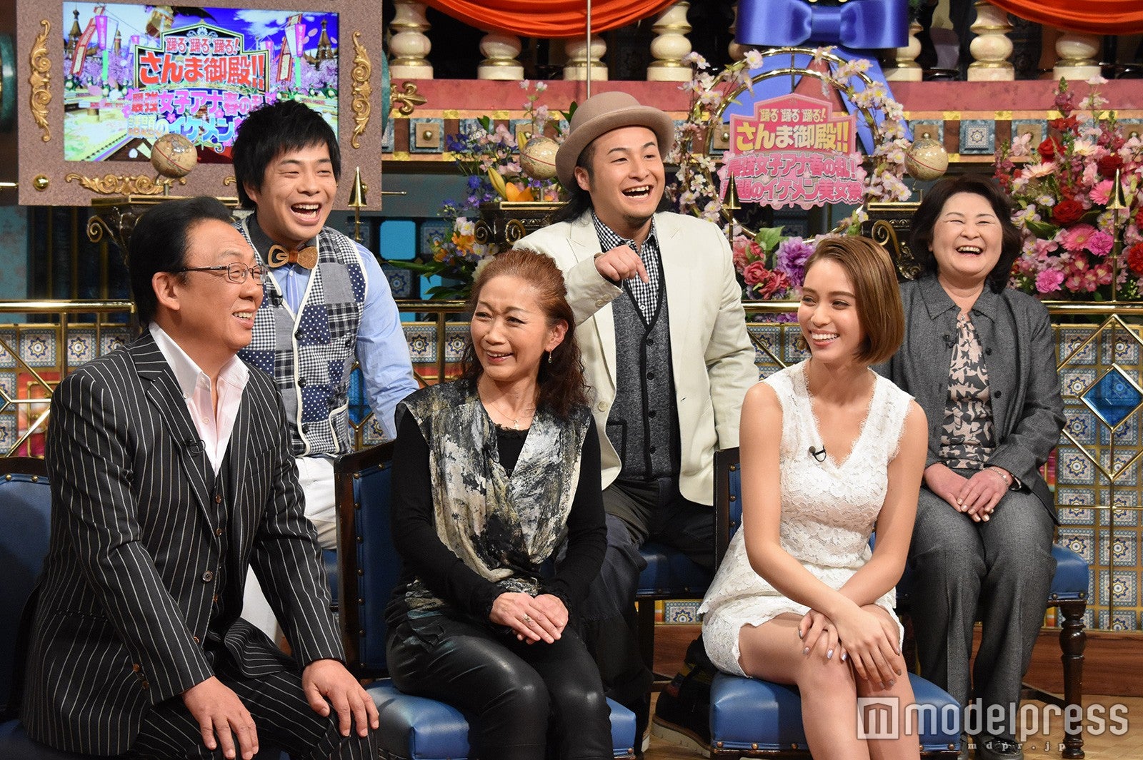 「さんま御殿3時間SP最強女子アナ春の乱！話題のイケメン美女祭！」（C）日本テレビ