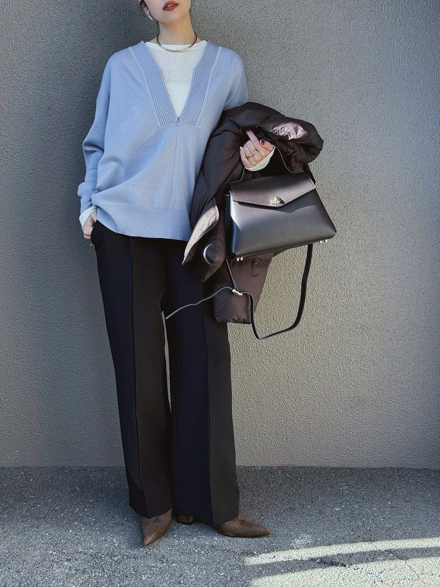 ブルーの冬コーデ1