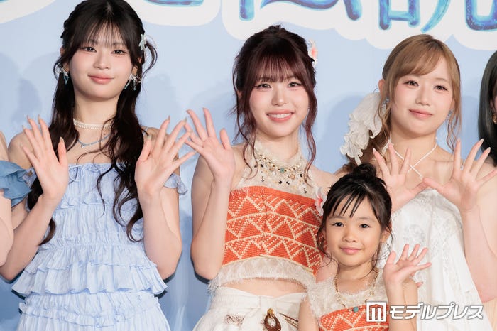 「モアナと伝説の海」大ヒット御礼イベントに出席したRINON、TSUZUMI、倉田瑛茉、KEIKO(C)モデルプレス