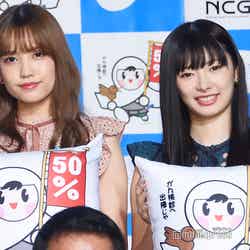 AKB48（左から）加藤玲奈、武藤十夢（C）モデルプレス