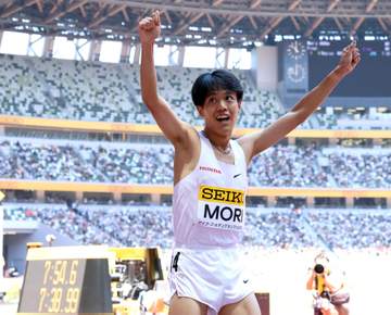 男子3000メートルで大迫超え日本新 上位3人全員更新 森凪也「取り組み成果出た」