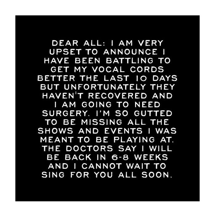 ファンに向けたメッセージを公開／Instagramより