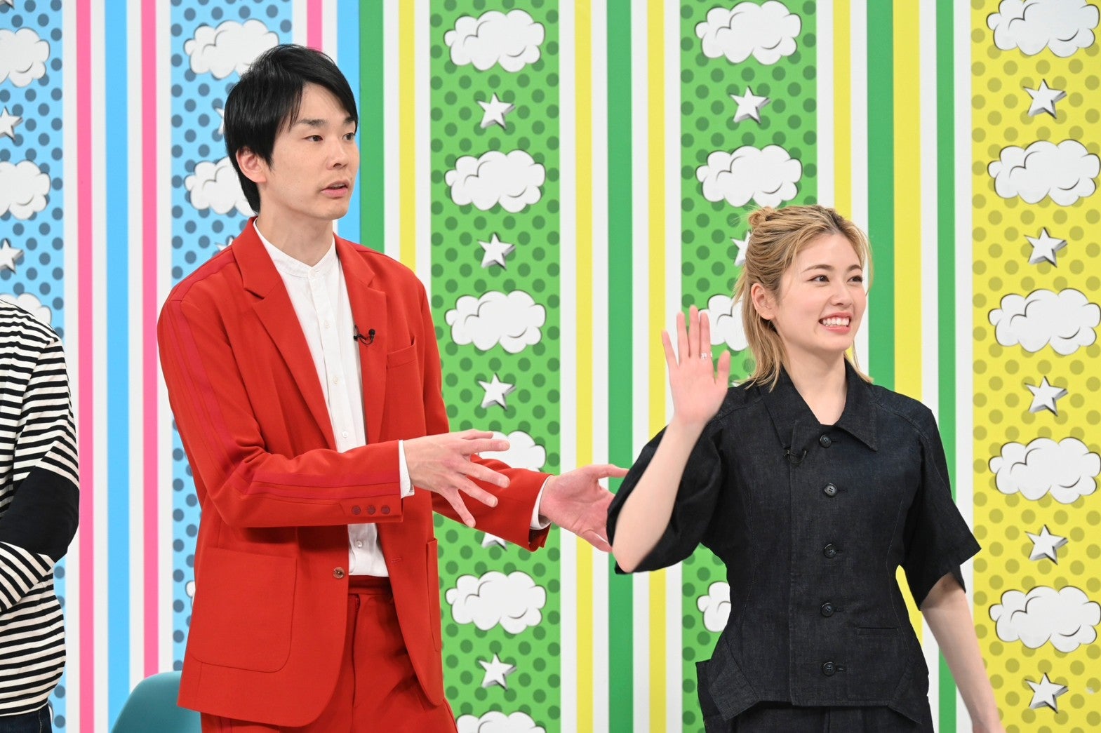 濱家隆一、小芝風花（C）テレビ朝日